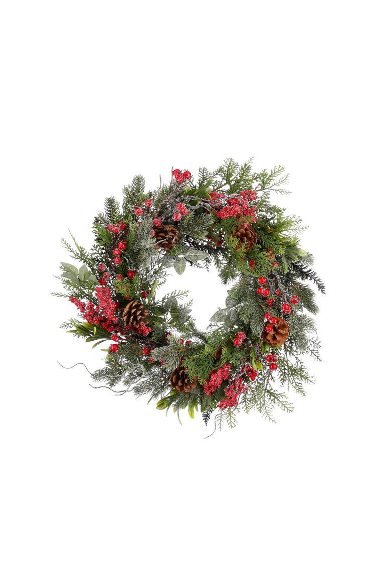 H & M - Weihnachtskranz Mit Dekoration - Rot - Zuhause | H&M (DE, AT, CH, NL, FI)