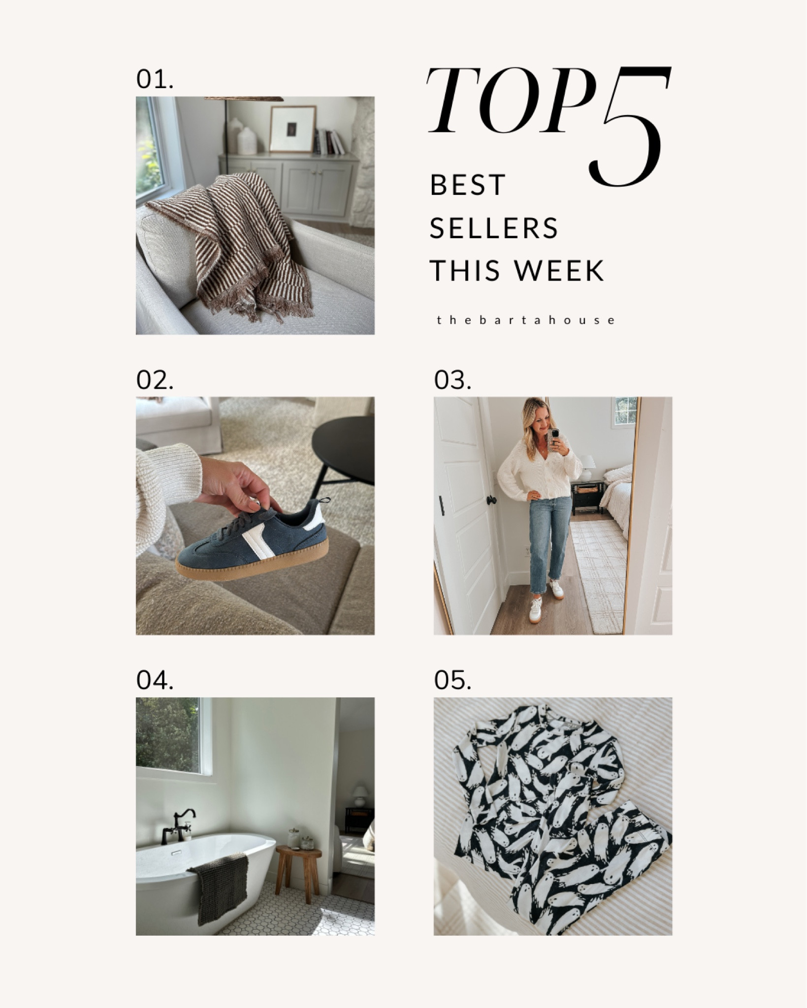 TOP 5 best sellers from the week!


#LTKHome #LTKFindsUnder50 #LTKFindsUnder100