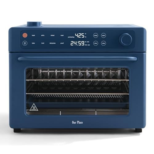 Our Place Large Wonder Oven Pro | 8-in-1 Digital Countertop Oven with Large 32Qt quarts | Non-toxic, Quartz & Stainless Steel | Air Fry, Toast, Roast, Bake, Broil, Reheat & Dehydrate | Blue Salt | Amazon (US)