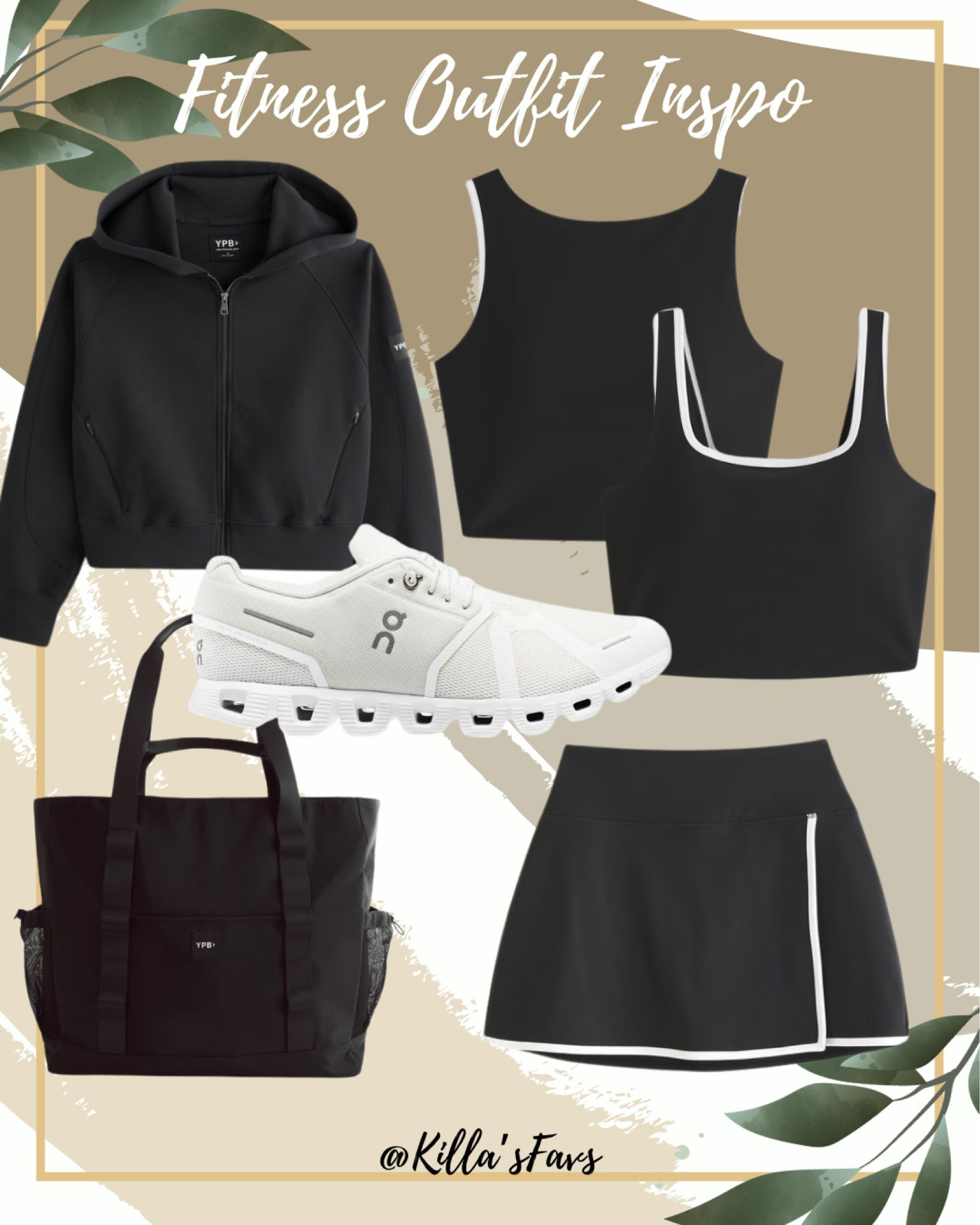 I am absolutely loving the new trend of all black with a hint of white🤍🖤

This spring style is versatile and can be worn to the gym, tennis/pickleball, or out and about on errands. Throw on a cute jacket on a chilly spring day, or rock the tank+ skirt when the suns out! 

#spring #springsale #blackandwhite #tennis #pickleball #gym #gymbag #casual #casualstyle 

#LTKfitness #LTKSpringSale #LTKsalealert
