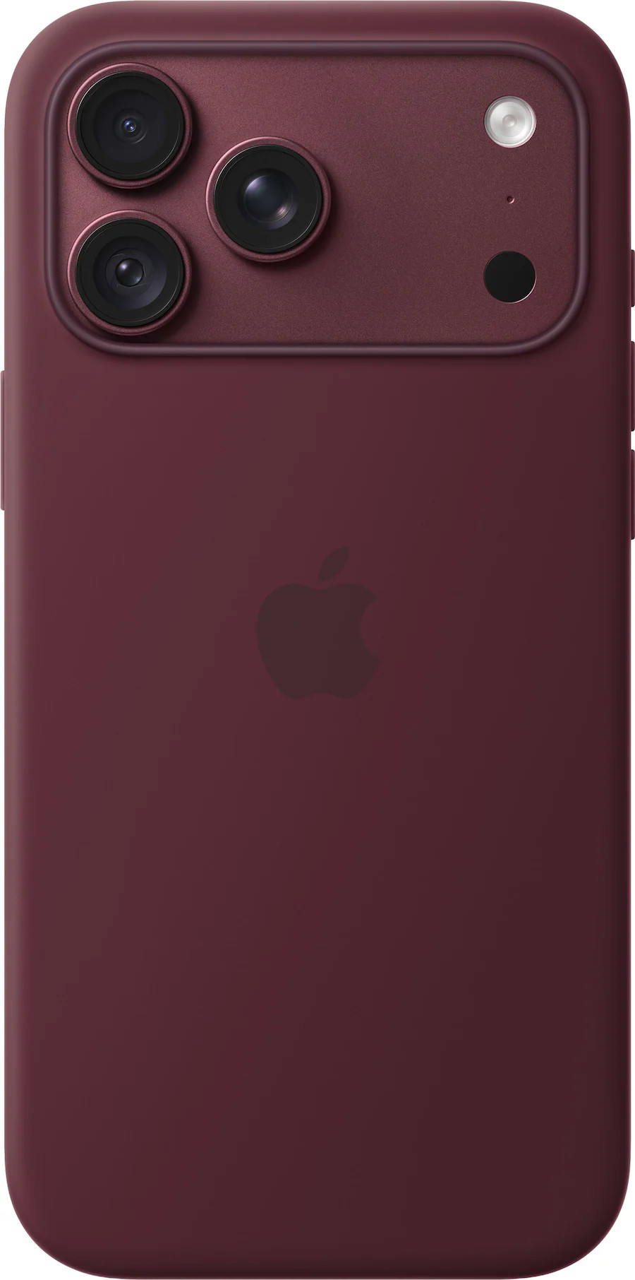 Apple - iPhone 18 Pro Max Silicone Case with MagSafe - Burgundy | Best Buy U.S.