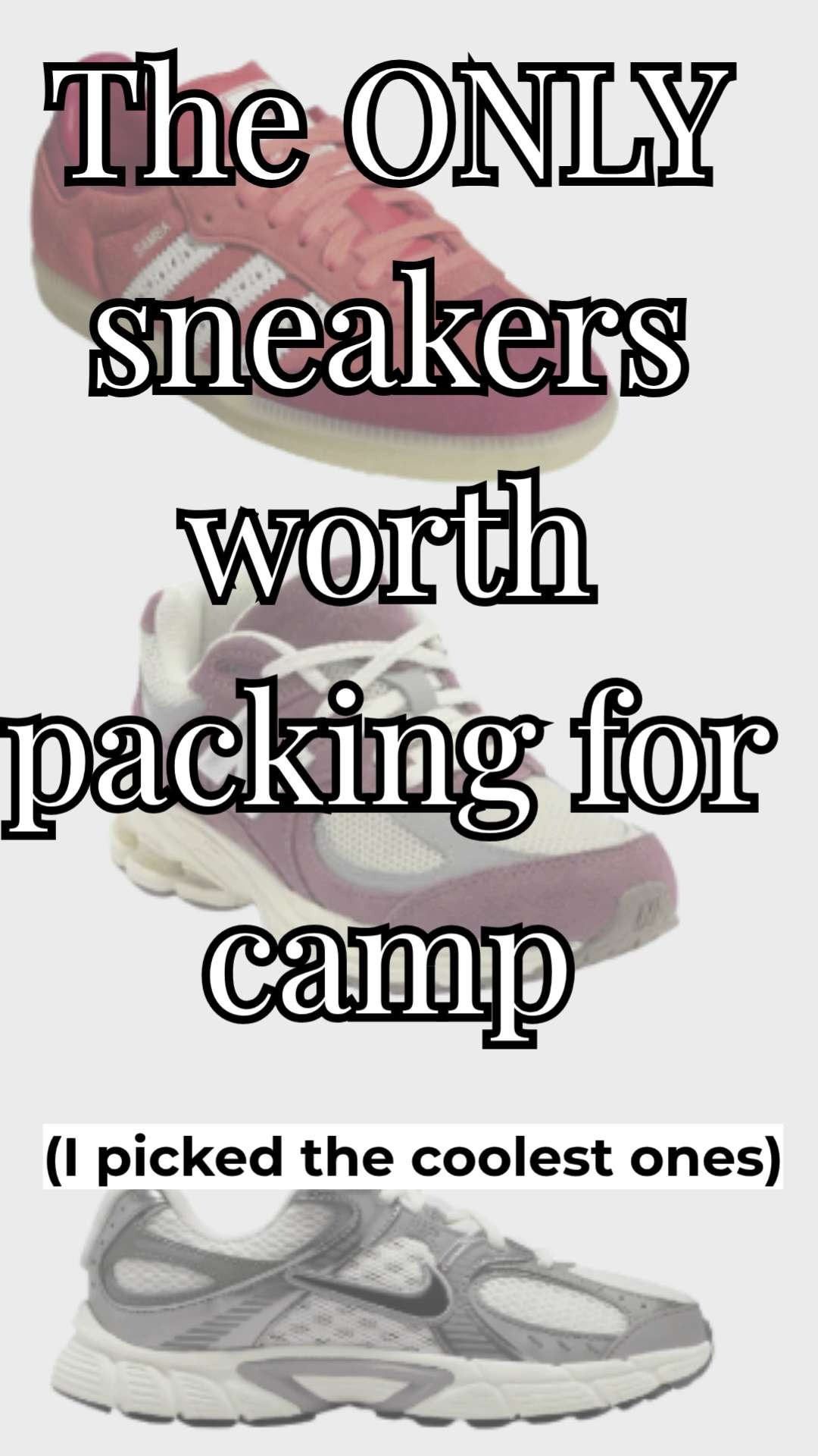 If your kid won’t wear it… it’s not coming to camp 😅  And most kids bring at least 2 pairs of sneakers. 
I went through Nordstrom Rack and pulled the coolest sneakers only—nothing basic, nothing they’ll complain about.  Definitely what their friends are wearing.  
All camp-approved ✔️
All actually wearable ✔️
Kids + adult sizes so you can grab a pair too 🙌
Linking everything—save this before you shop!!  But shop soon, because sizes do sell out fast there. 
#campstyle #campmusthaves #sneakerfinds #nordstromrack  

 #LTKKids