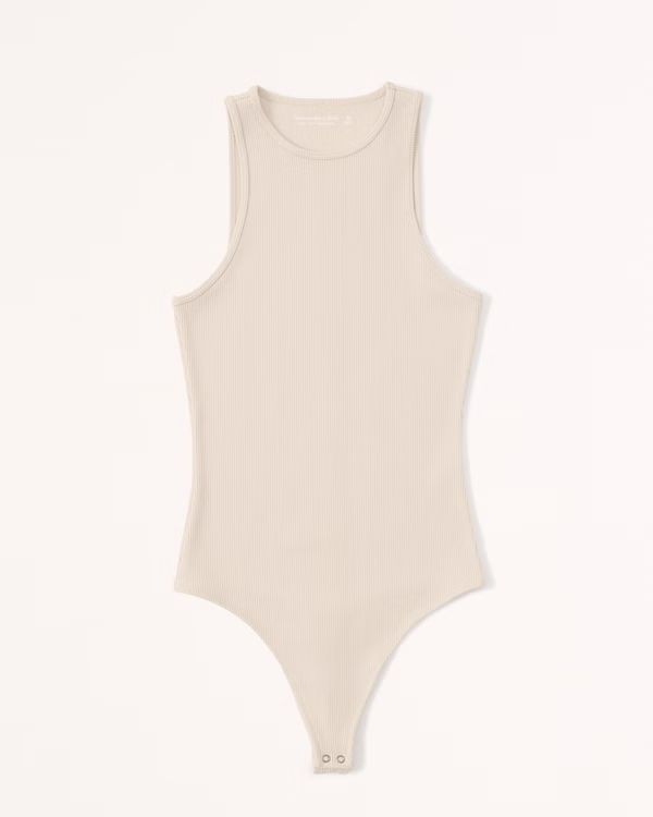 Women's Essential Ribbed Tank Bodysuit | Women's Tops | Abercrombie.com | Abercrombie & Fitch (US)