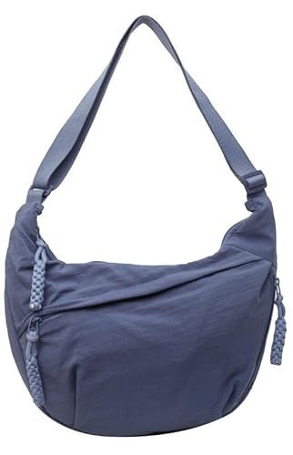 Nylon Crescent Crossbody Bag for Women Shoulder Tote Handbag Casual Sling Bag Dumpling Purse Bag for Outdoor Travel | Amazon (US)