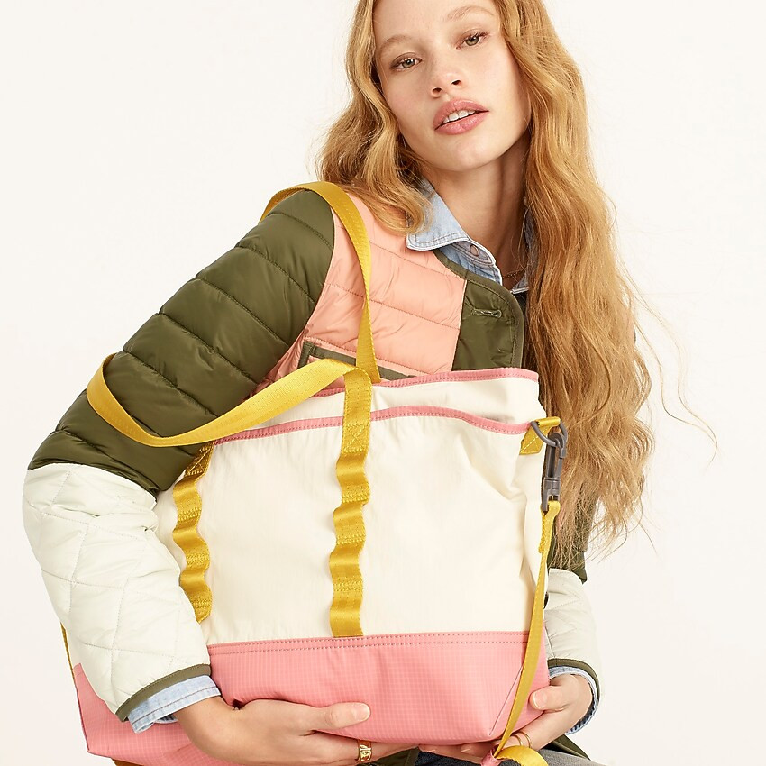 Medium Montauk tote in recycled nylon | J. Crew US