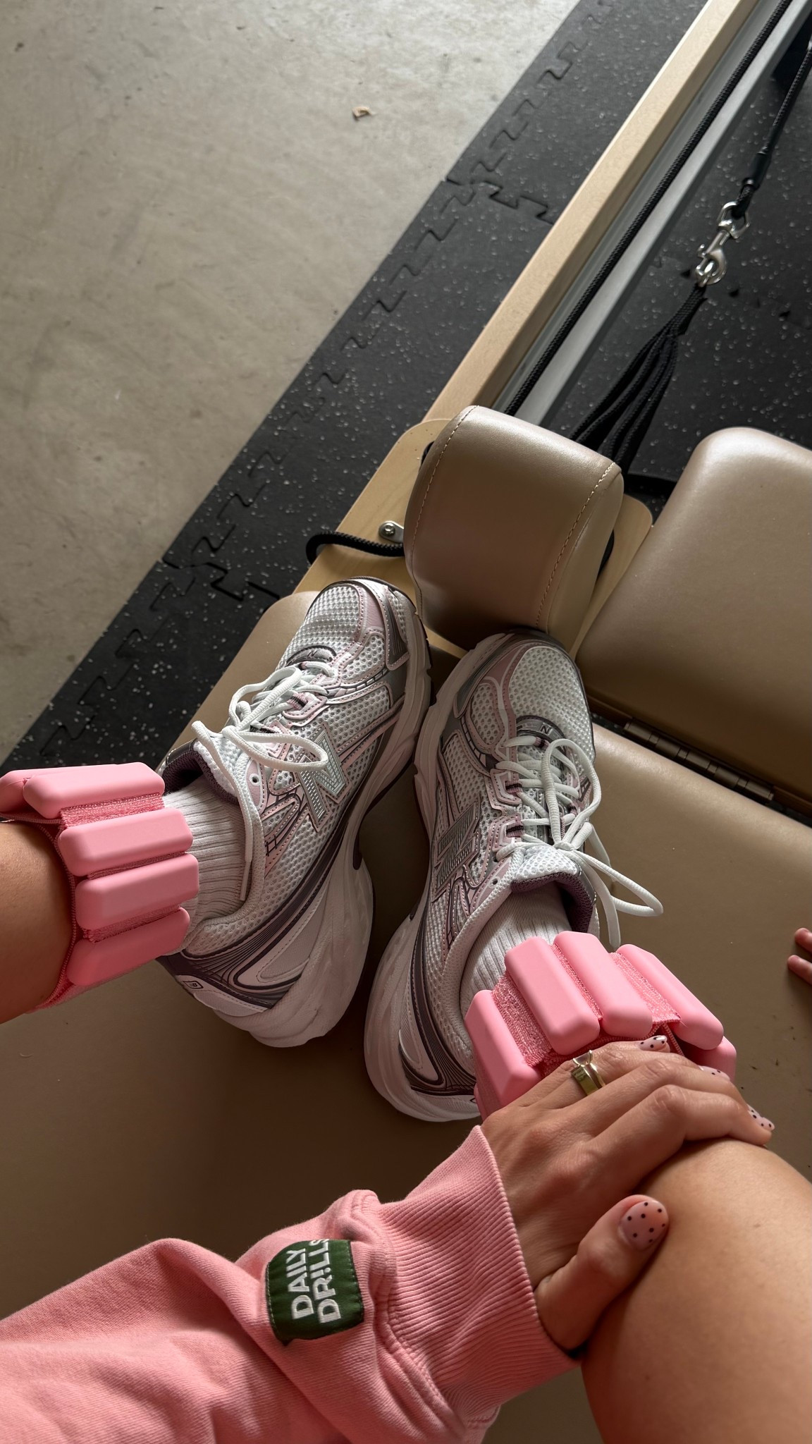 Loving my new shoes & Bala bangles for my workout 💪🏼

#LTKmomlife #LTKootd