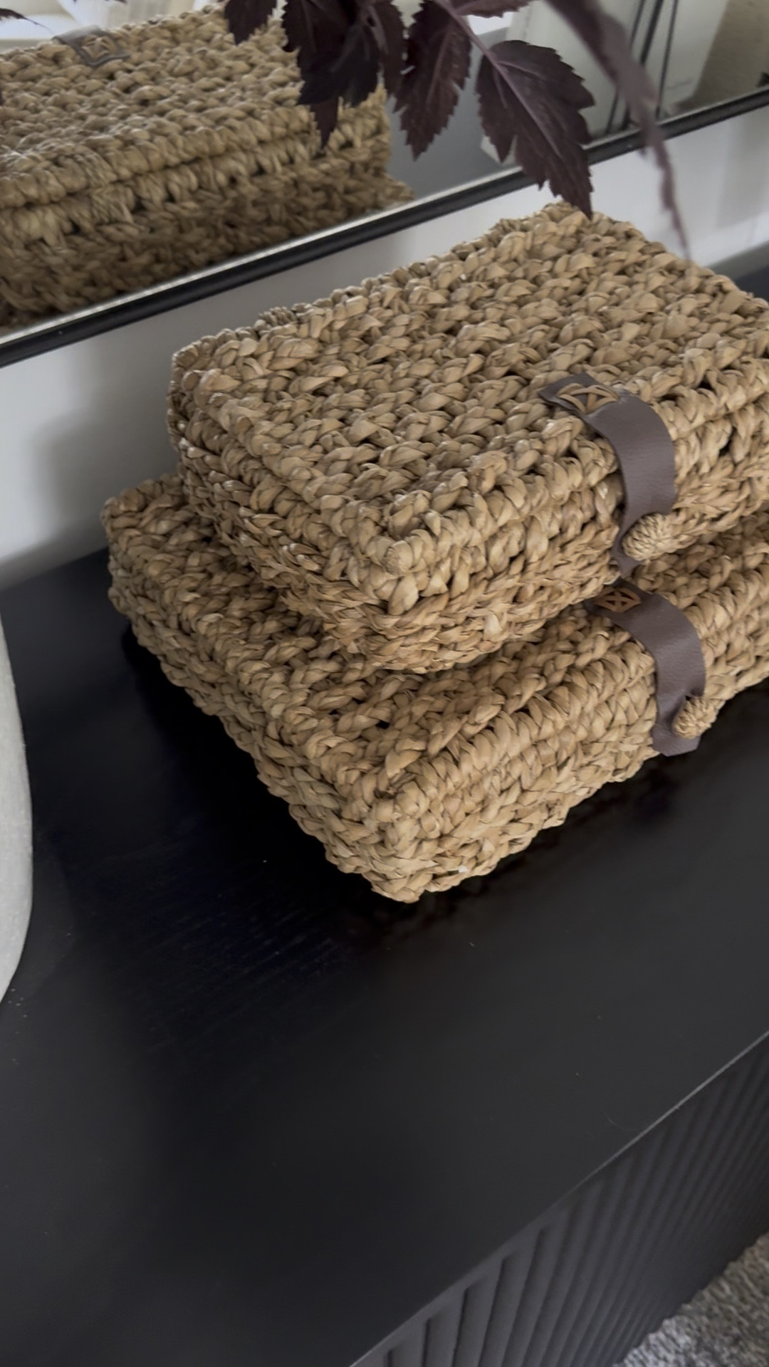 These storage boxes have the best texture !

#LTKHome