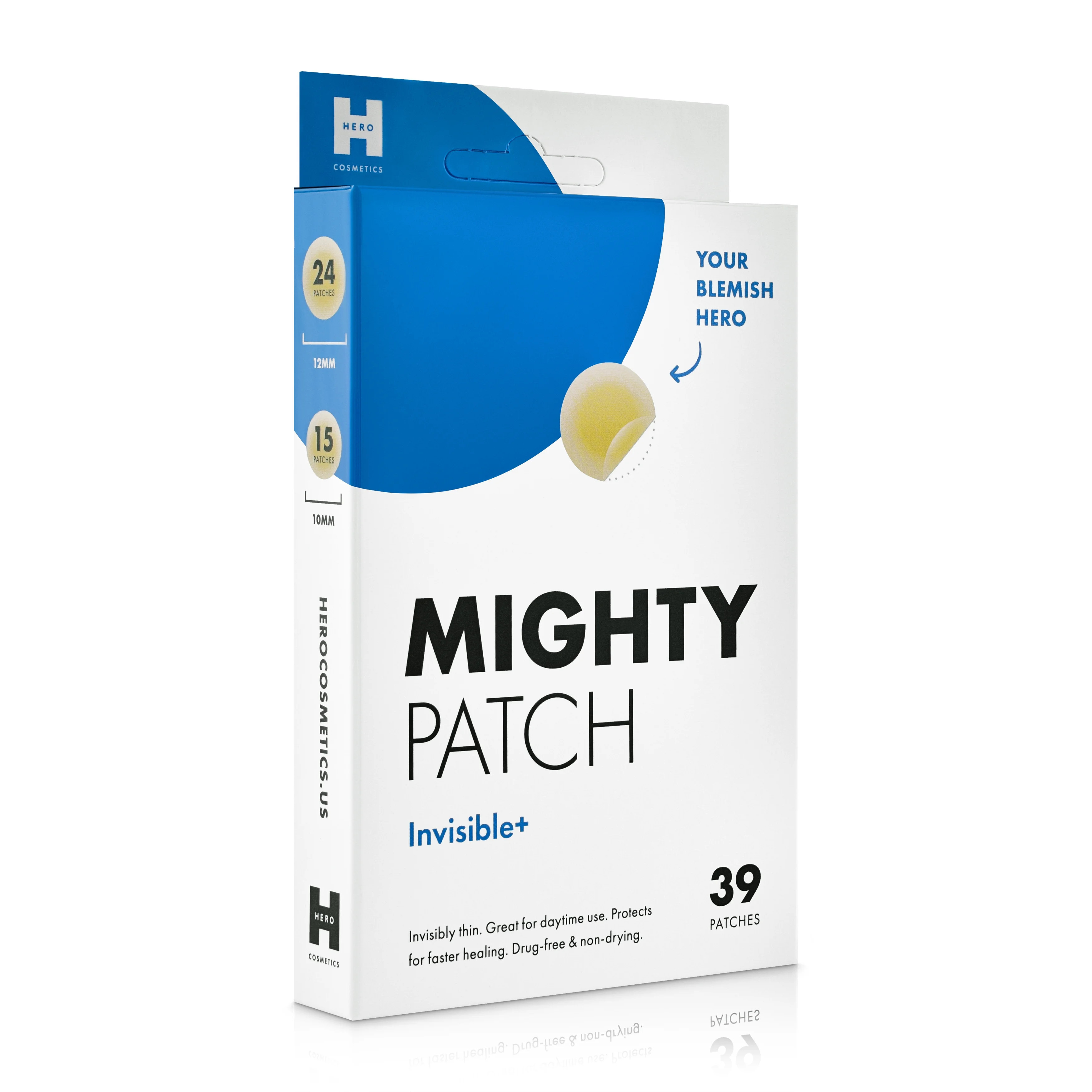 Hero Cosmetics Mighty Patch Acne Patches Invisible+, 39 count - Walmart.com | Walmart (US)