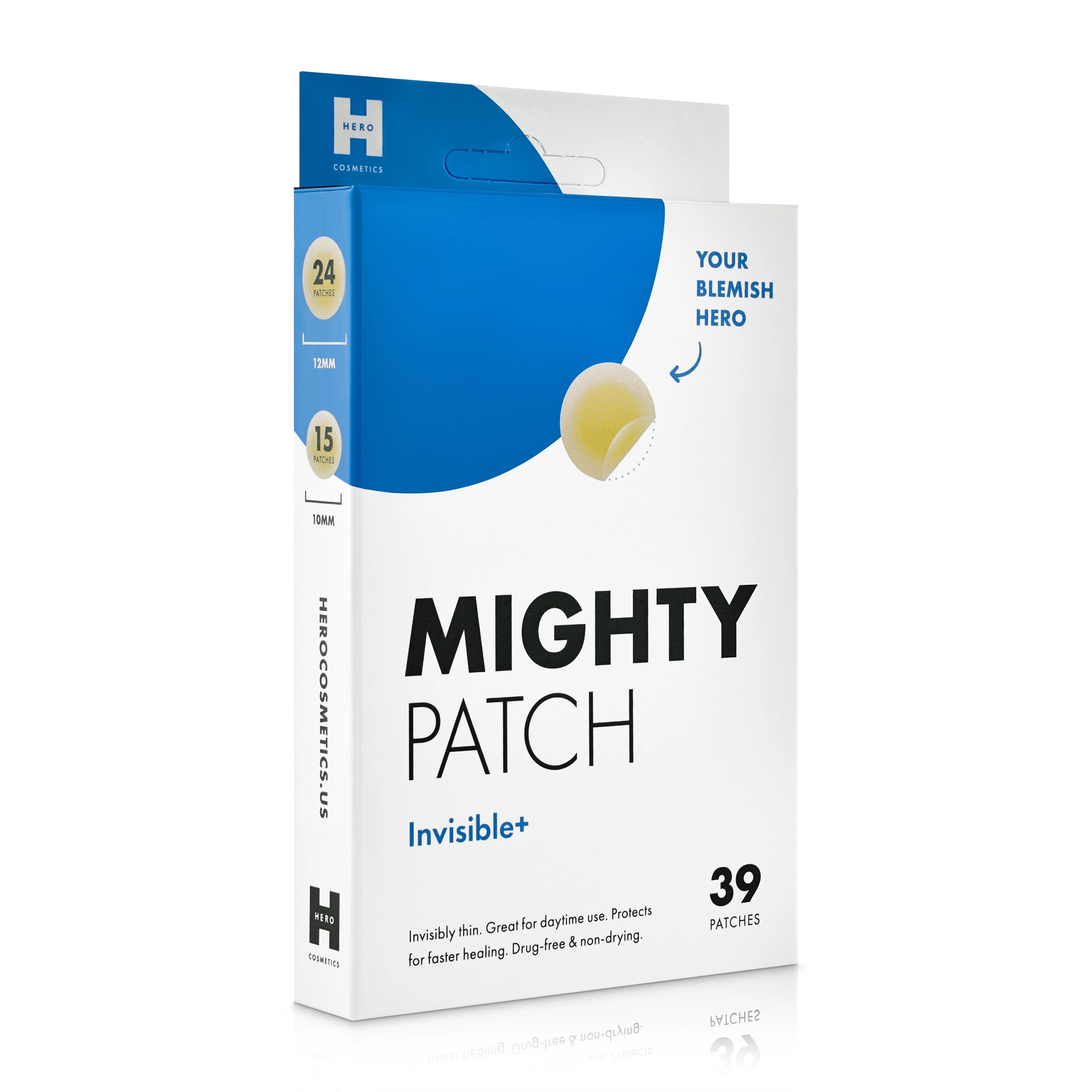 Hero Cosmetics Mighty Patch Acne Patches Invisible+, 39 count - Walmart.com | Walmart (US)