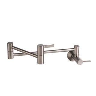 Fontaine Wall-Mounted Pot Filler in Brushed Nickel-MFF-POTF-BN - The Home Depot | The Home Depot