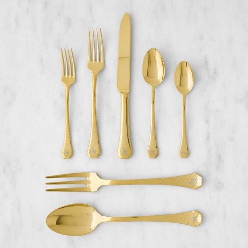 Honeycomb 42-Piece Flatware Set | Williams-Sonoma