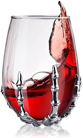 Skeleton Hand Wine Glass, 16 oz, Stemless | Amazon (US)