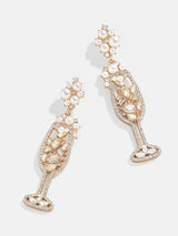 Drink Statement Earrings - Champagne | BaubleBar (US)