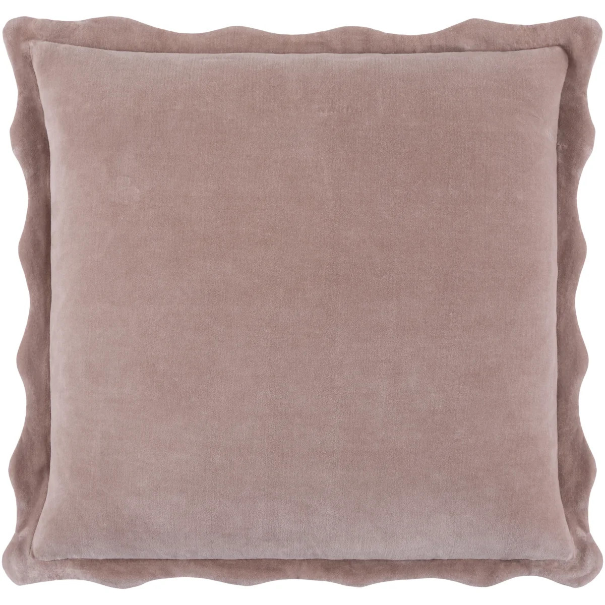 Collier Scalloped Edges Cotton Reversible Throw Pillow | Wayfair North America