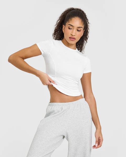 Mellow Soft Short Sleeve T-Shirt | White | Oner Active (UK / US)