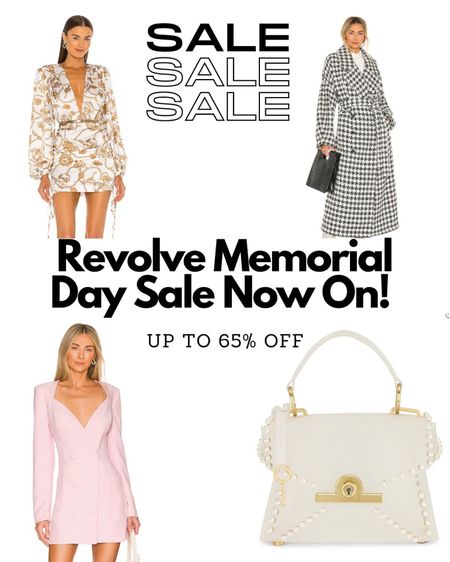 Revolve Memorial Day sale now on with up to 65% off dresses, rompers, denim, bags, beauty, accessories, swimwear, etc. Stock up on  summer outfits, wedding guest dresses and vacation outfits. #ltkmemorialdaysale

#LTKsalealert #LTKtravel #LTKSeasonal