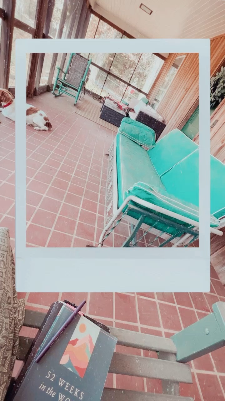 Judson’s napping and I’m enjoying this beautiful spring day!! 🌱 this giant front porch is truly heavenly ✨ feels like I’m living a little country dream here 🌾 and Red is loving it, too 🐶 

#LTKbaby #LTKhome #LTKfamily