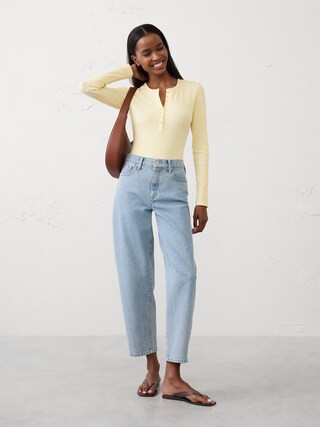 Textured Henley | Banana Republic Factory