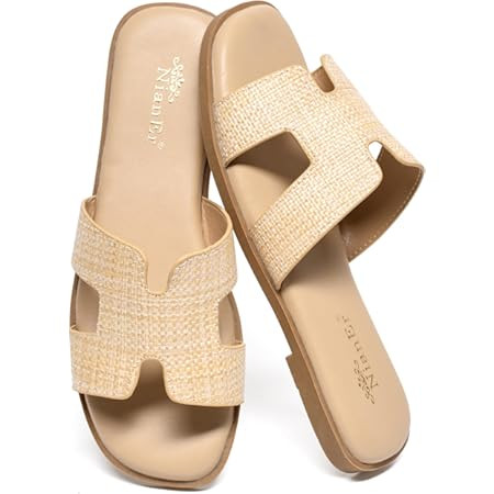 DREAM PAIRS Women's Dressy Slide Sandals Slip-on Comfortable Slides Fashion Casual Open Toe Summe... | Amazon (US)