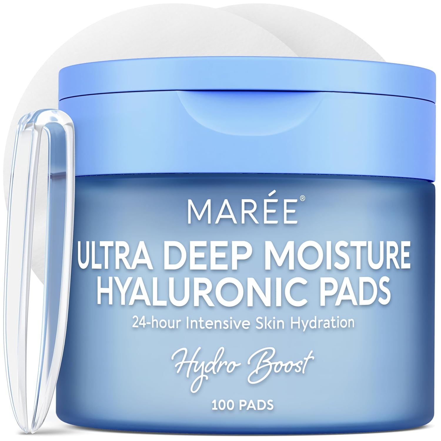MAREE Hyaluronic Acid Toner Pads - Deep Moisture Hydrating Face Pads | Amazon (US)