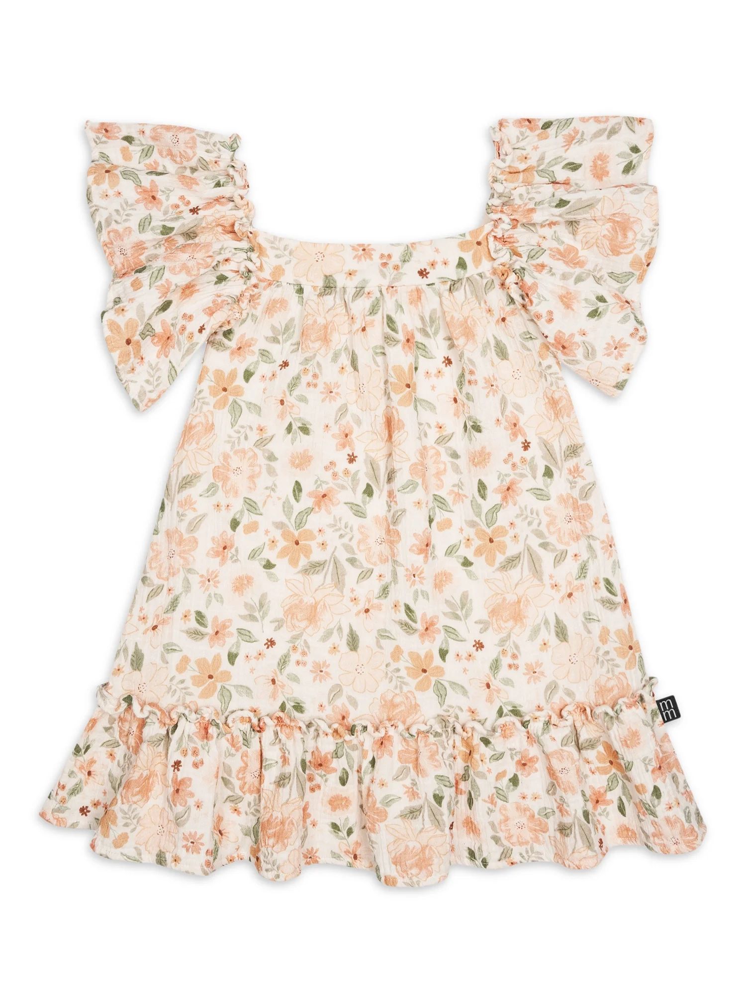 Modern Moments by Gerber Toddler Girl Dress with Ruffles, Sizes 12M-5T | Walmart (US)