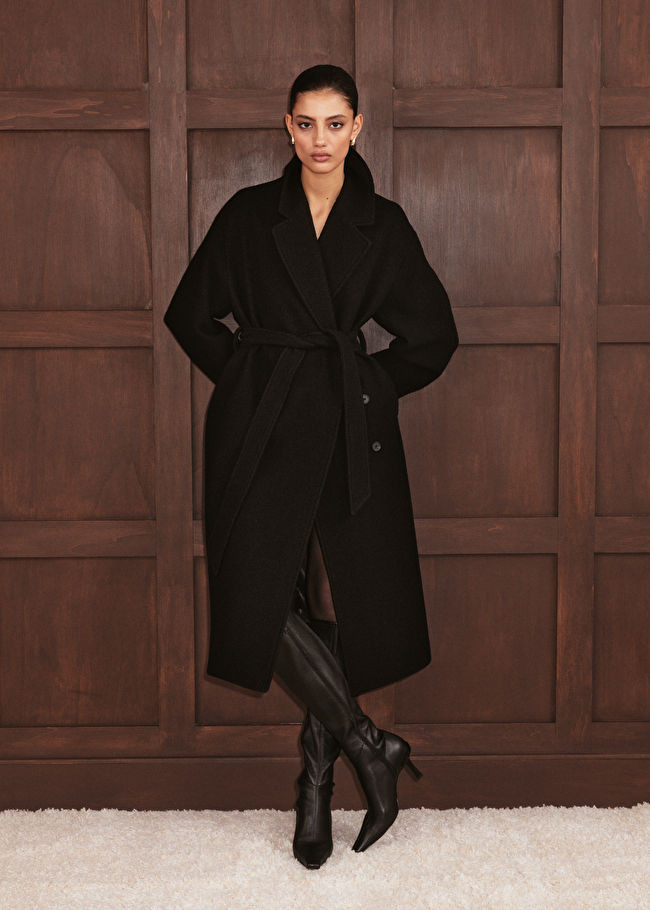 Voluminous Belted Wool Coat | & Other Stories UK