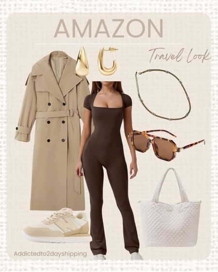 AMAZON- Travel Look

Jumpsuit, short sleeve bodycon jumpsuit, square neck jumpsuit, fitness jumpsuit, athletic jumpsuit, casual jumpsuit, casual look, casual outfit, spring outfit, spring look, trench coat, oversized trench coat, long trench coat, new balance sneaker, nude sneaker, neutral new balance sneaker, quilted tote bag, casual travel tote bag, tortoise sunglasses, square sunglasses, link chain and diamond necklace, half hoop earrings, gold jewelry, travel outfit, 



#LTKfindsunder50 #LTKstyletip #LTKfindsunder100