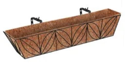 Mainstays 30"x 8.5" Rectangle Leaf Window Box, Liner Made from All Natural Coconut Fiber Material | Walmart (US)