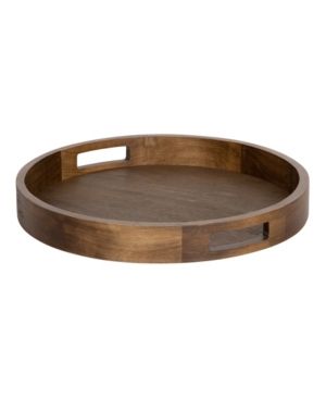 Kate and Laurel Hutton Round Wood Tray - 18.25" x 18.25 | Macys (US)