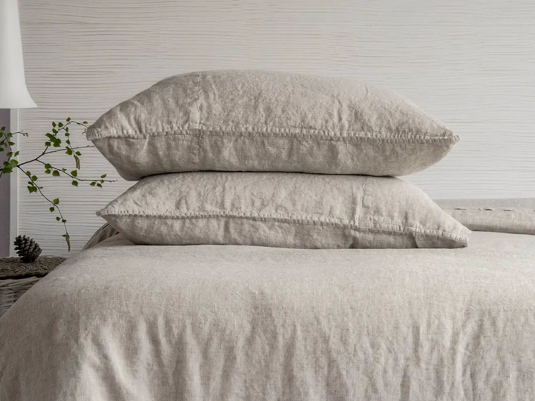 Linen Pillowcase Stone Washed Sham Pillow Case Cover Cushion - Etsy | Etsy (US)