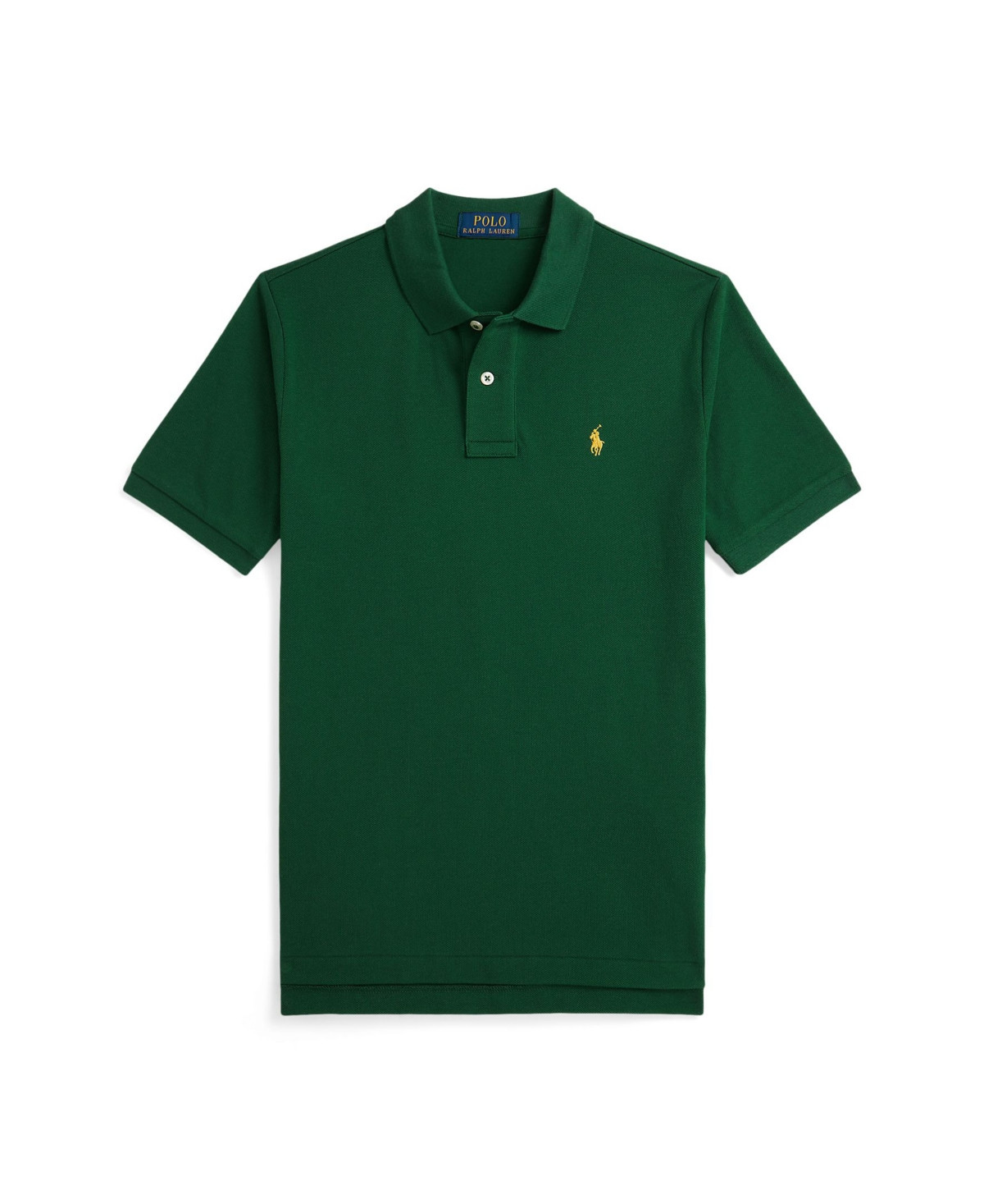 Polo Ralph Lauren Big Boys Cotton Mesh Polo Shirt - Green | Macy's