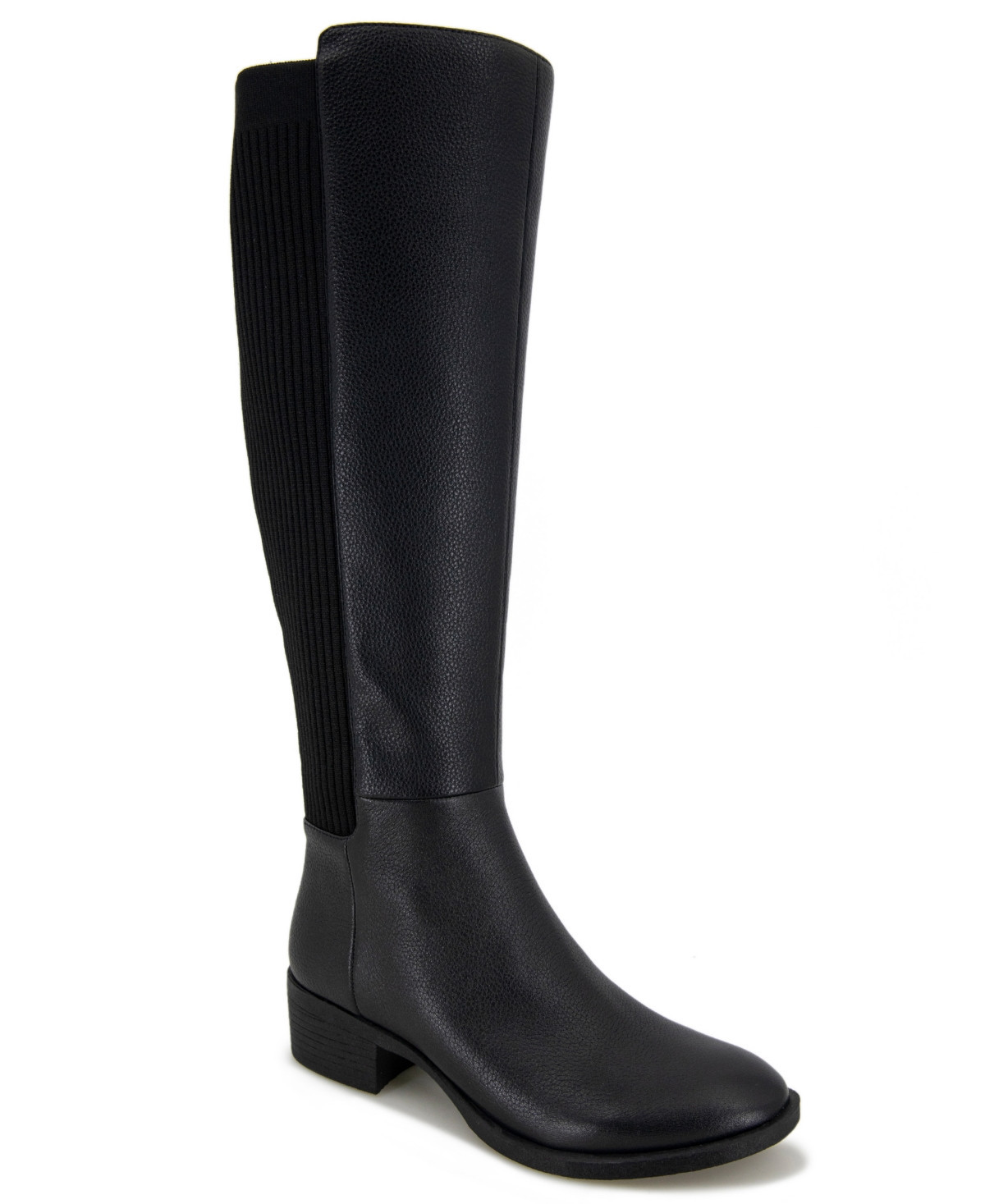 Kenneth Cole New York Women's Levon Wide Shaft Tall Knee High Boots - Extended Widths - Black | Macy's