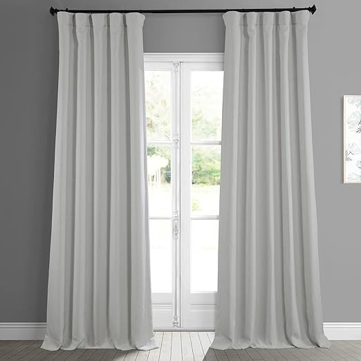 HPD Half Price Drapes BOCH-LN185-P Linen Room Darkening Curtain (1 Panel) 50 X 108, BOCH-LN18513-... | Amazon (US)
