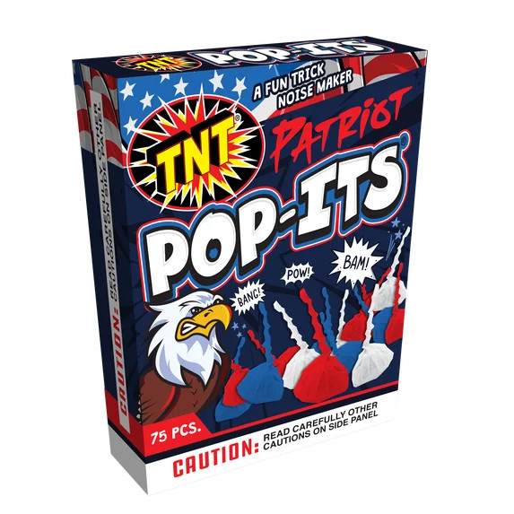 Patriot Pop-Its, Brand TNT Fireworks, Red White and Blue Snaps, Snap N Pop, 75pcs, Party Noisemak... | Walmart (US)