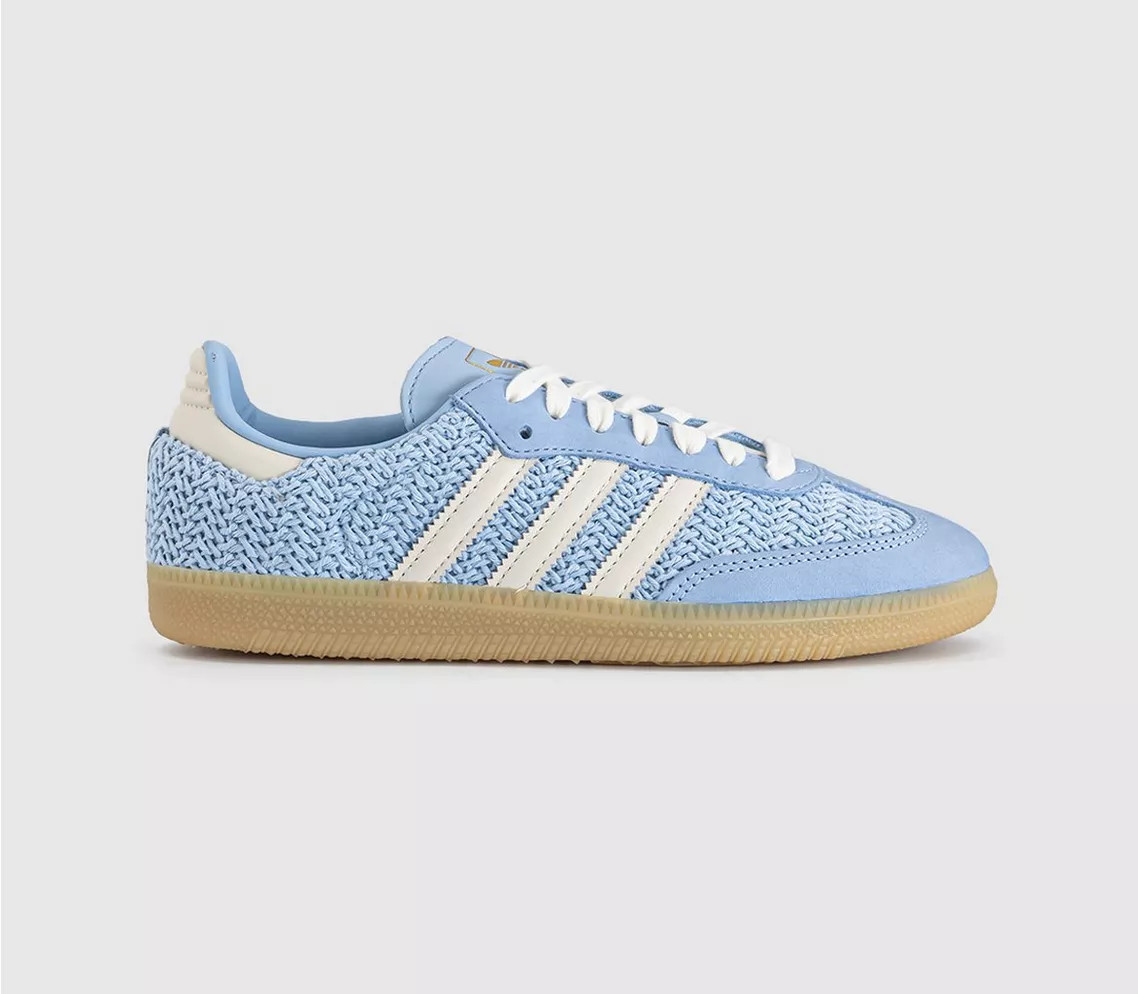 adidas Samba OG Trainers Clear Sky Offwhite Gum - Women's Trainers | Office Shoes (UK)