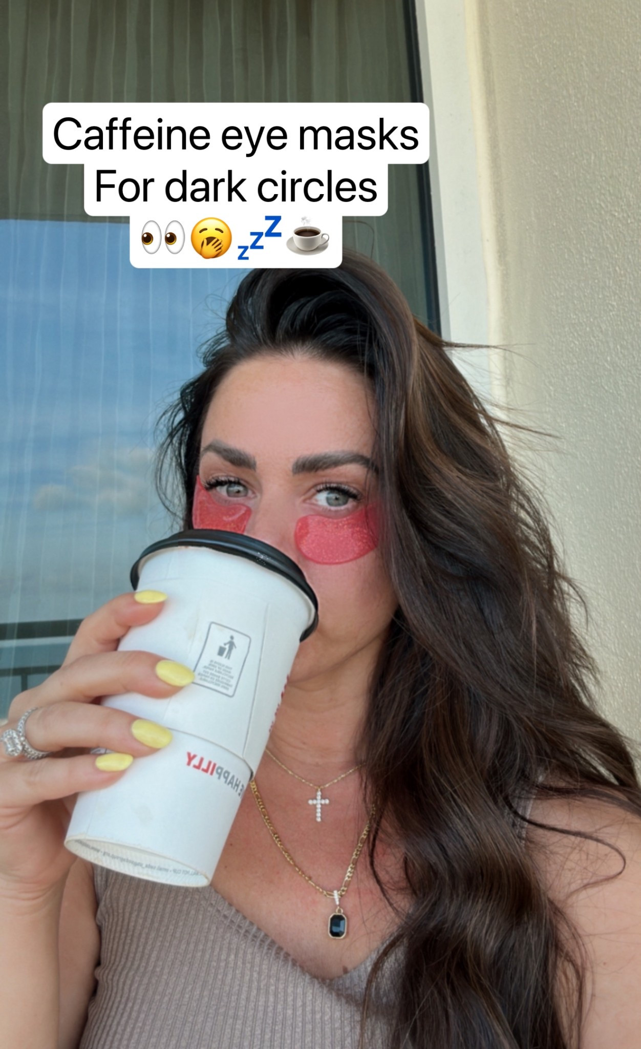 Caffeine eye masks for dark circles! Always bring these on trips with me!! 

Beauty 
Travel hack 
Travel essentials 
Spring break 
Spring break trip 
Vacation essentials 

#LTKFindsUnder50 #LTKBeauty #LTKStyleTip