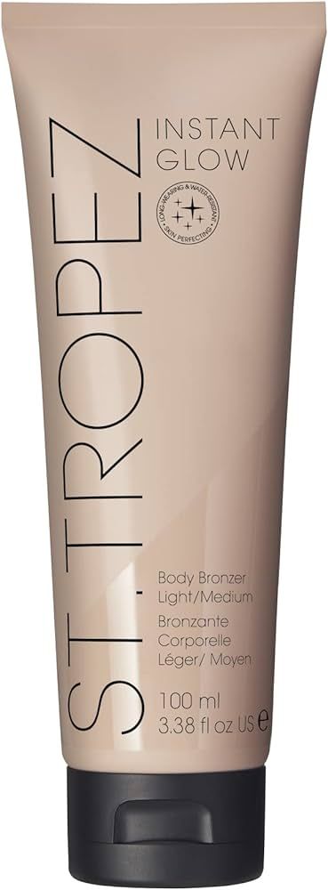 St.Tropez Instant Glow Face & Body Bronzer Makeup, Smudge-Proof Body Makeup, Vegan, Natural & Cru... | Amazon (US)