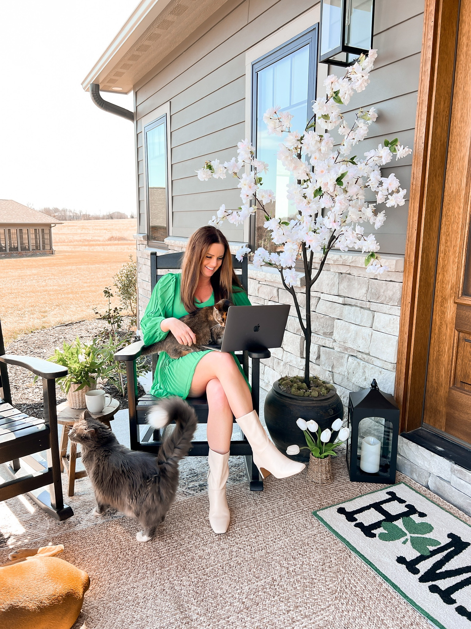 This cherry blossom tree is my favorite 💚 

#LTKstyletip #LTKunder100 #LTKhome