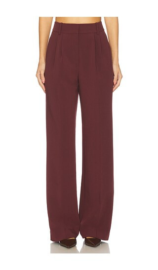 Favorite Daughter Favorite Pant in Burgundy. - size 6 (also in 0, 2, 4) | Revolve Clothing (Global)