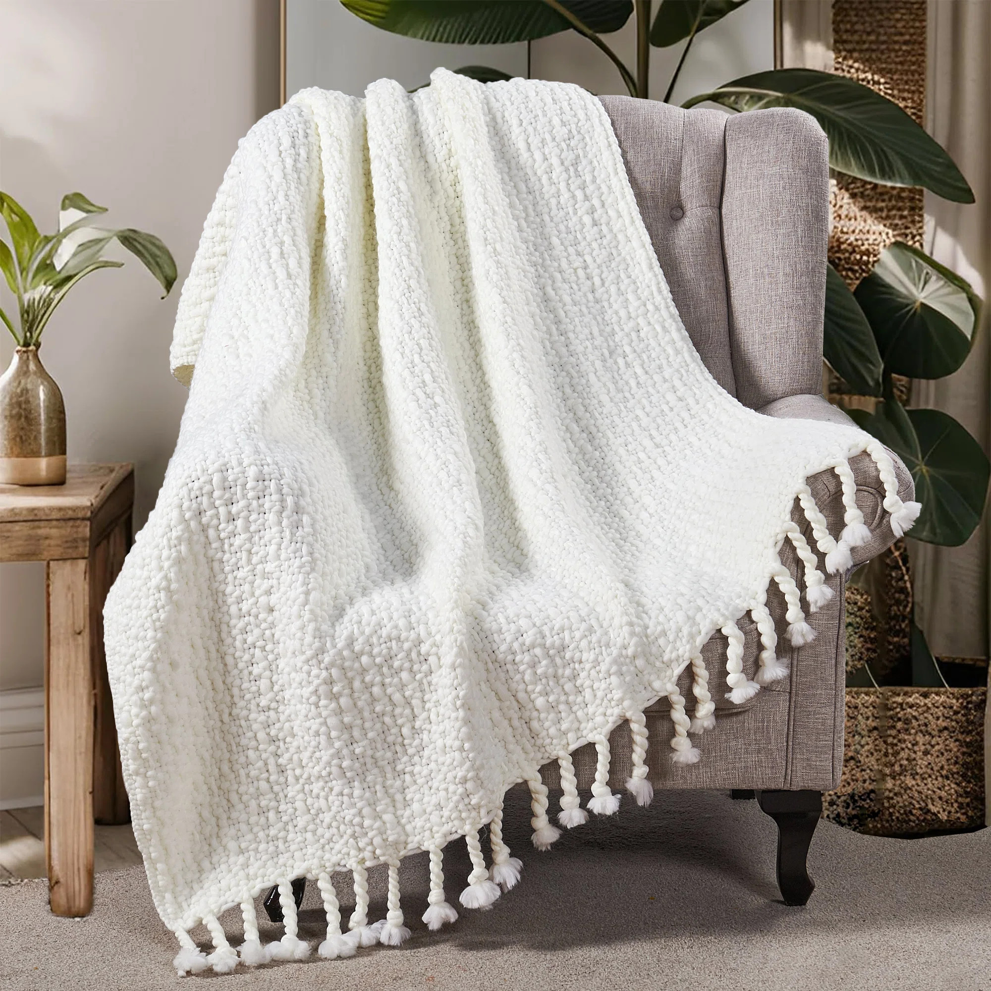 Woven Knitted Throw Blanket | Wayfair North America