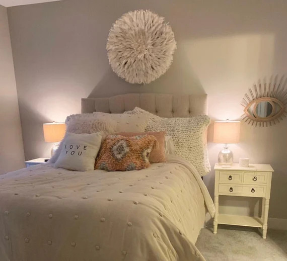 White Juju Hat Ivory Juju Hat African Juju Hat Juju Wall Decor Boho Wall Decor Unique Wall Decor ... | Etsy (US)