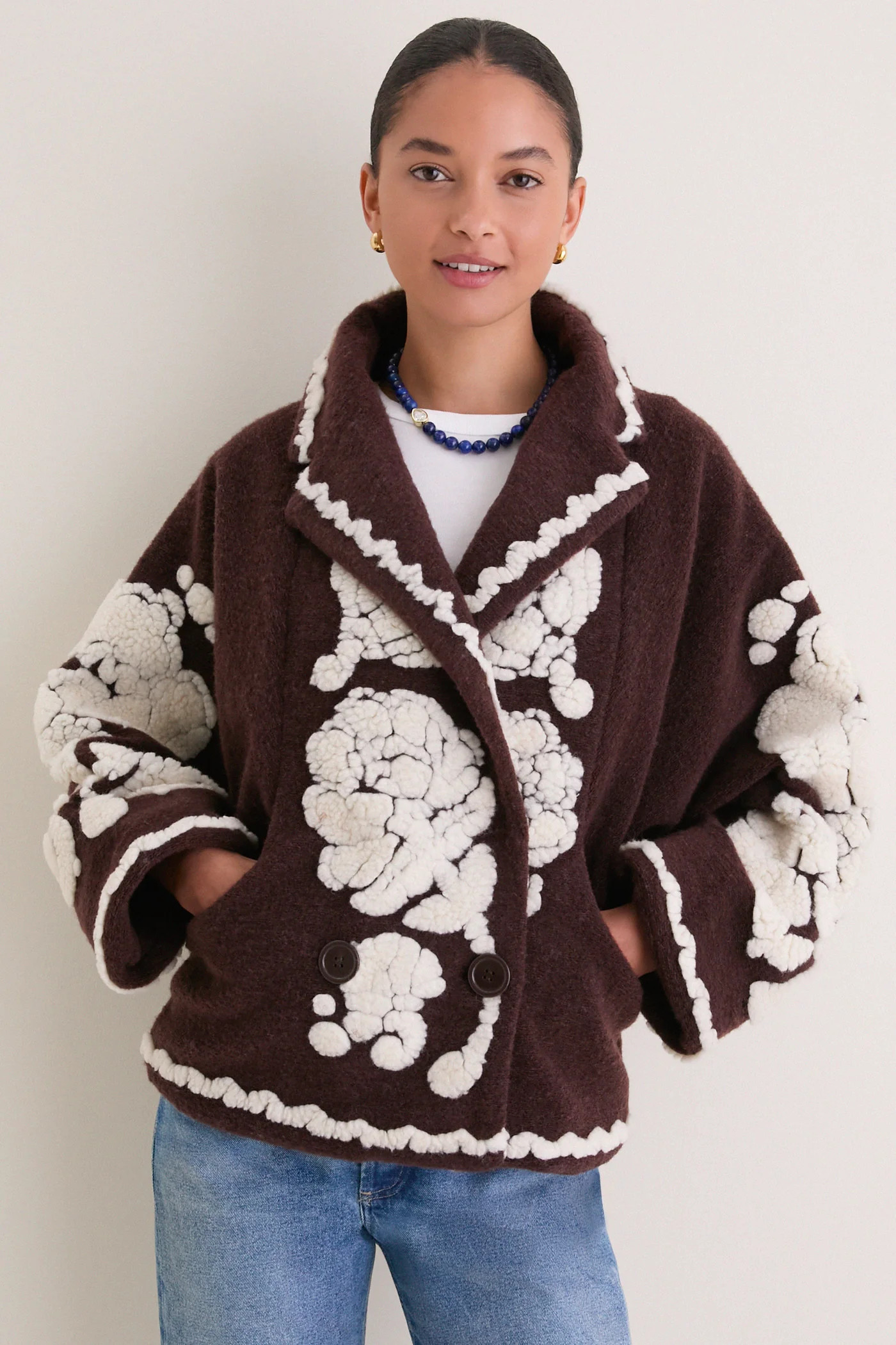Flowers Brown Coat | Tuckernuck (US)