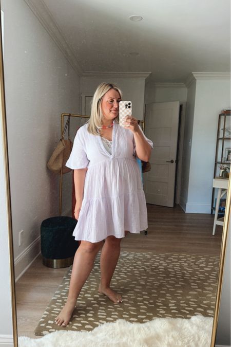 This Kallie mini dress is what I have been living in with the weather warming up lately! Love the length and how versatile it is, can be a coverup or dressed up! 

#LTKFindsUnder100 #LTKStyleTip #LTKMidsize