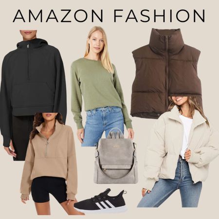 Amazon fashion 
Hoodie
Puffer vest 
Jacket 
Sneakers
Backpack
Tops 

#LTKstyletip #LTKFind