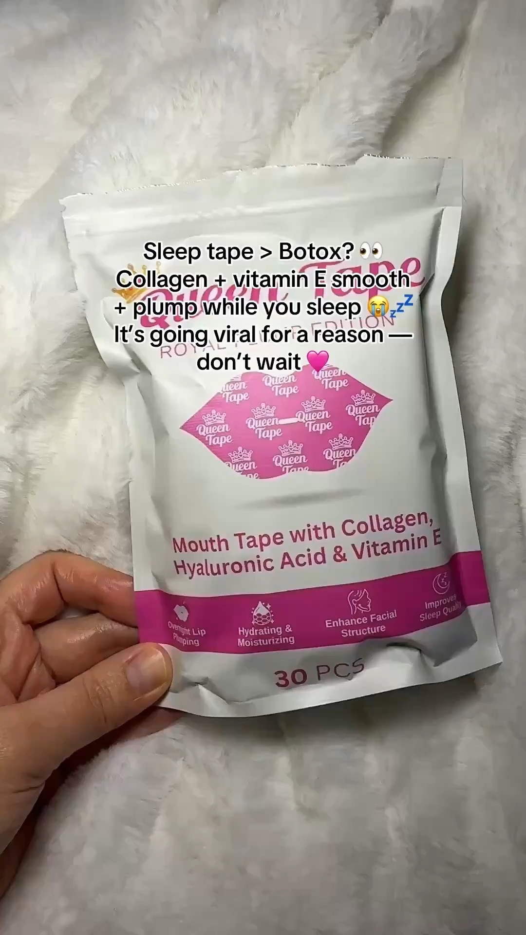Queen tape sleep tape for improving sleep and mouth wrinkle support 

#LTKOver40 #LTKBeauty #LTKselfcare