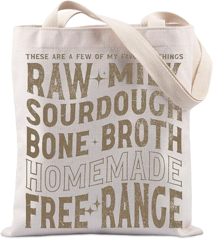 Lywjyb Birdgot Homestead Tote Bag Homeschool Mom Gift Sourdough Crunchy Mama Homestead Handbag Mo... | Amazon (US)