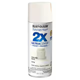 12 oz. Satin Heirloom White General Purpose Spray Paint (6-Pack) | The Home Depot