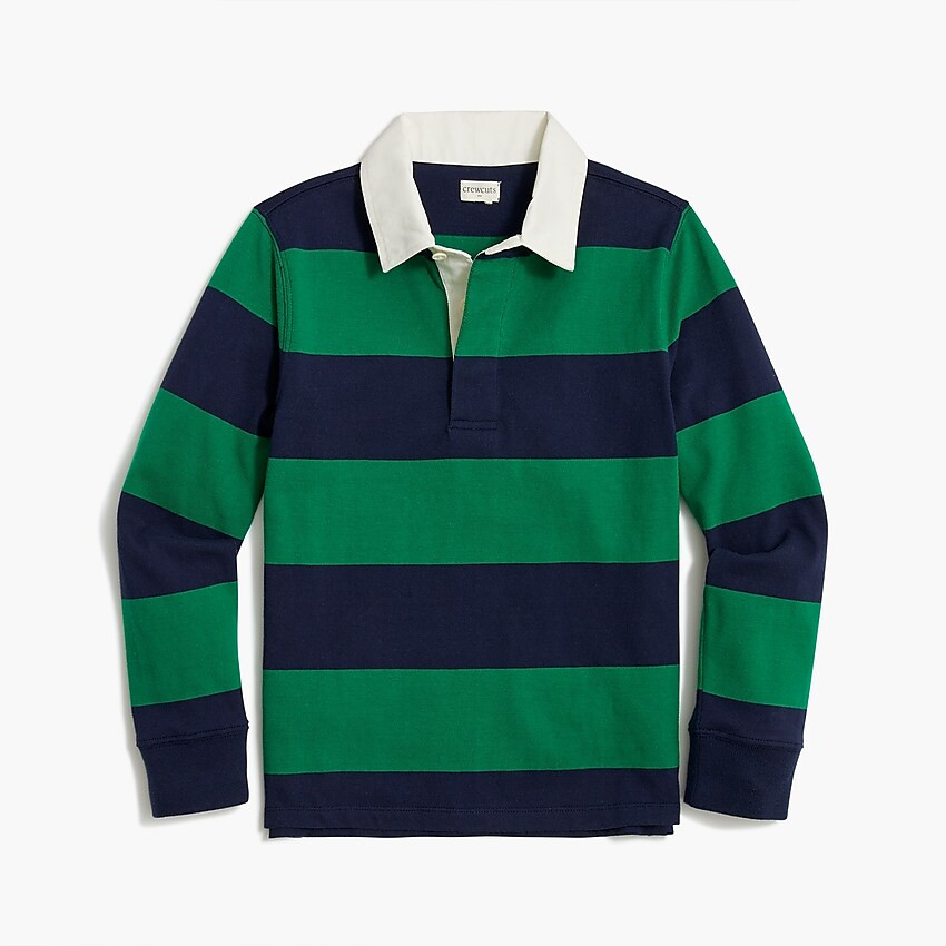 Boys' long-sleeve rugby polo shirt | J.Crew Factory