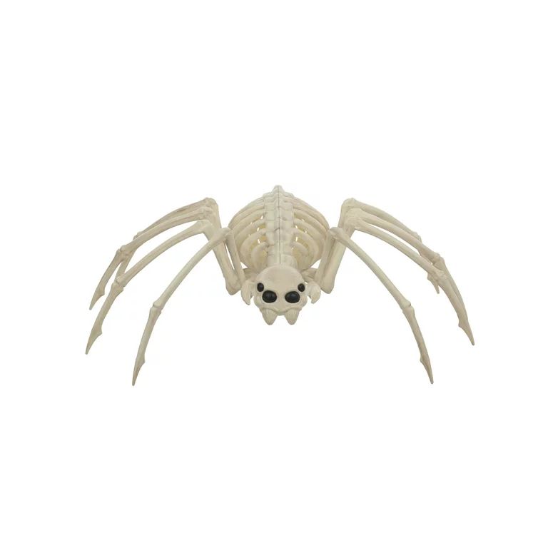 Halloween Faux Spider Skeleton Decoration, 13.75 in, by Way To Celebrate | Walmart (US)