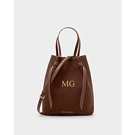 Celina Suedette Bucket Bag in Dark Chocolate | Katie Loxton Ltd. (UK)